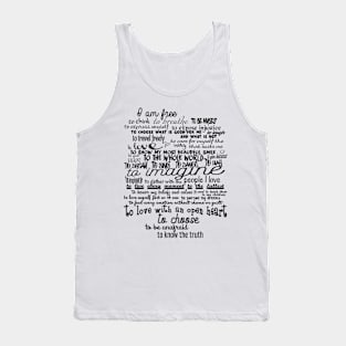 I am free Tank Top